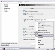 BlazingTools Perfect Keylogger screenshot